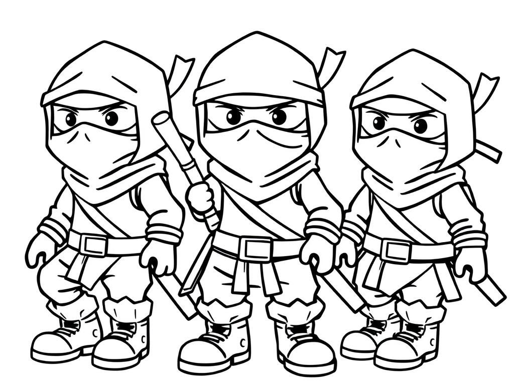 Preview of grown up ninjas with boots