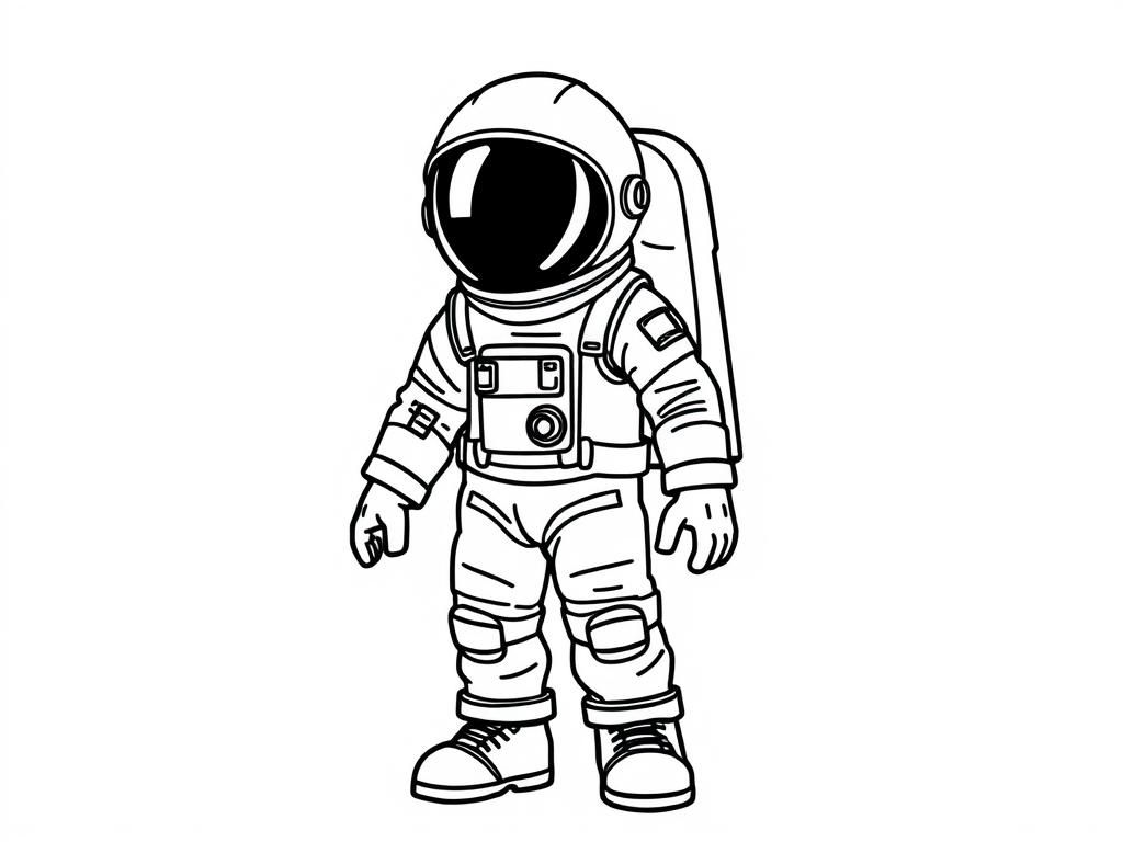 Preview of grown up tall astronaut