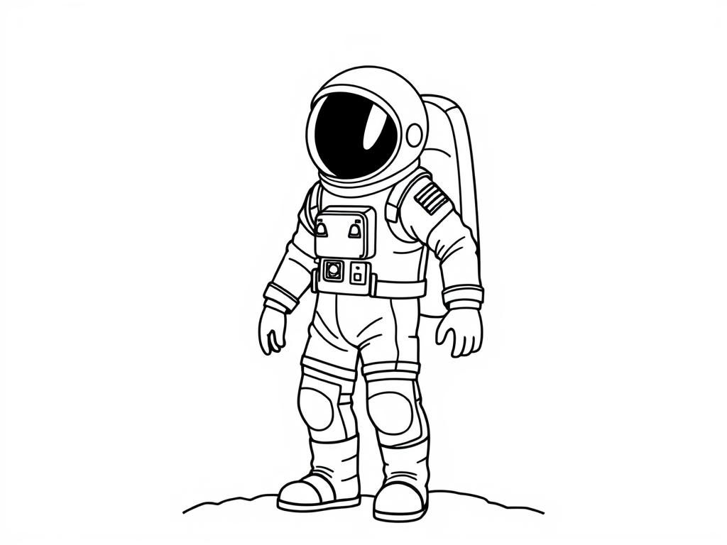 Preview of grown up tall astronaut