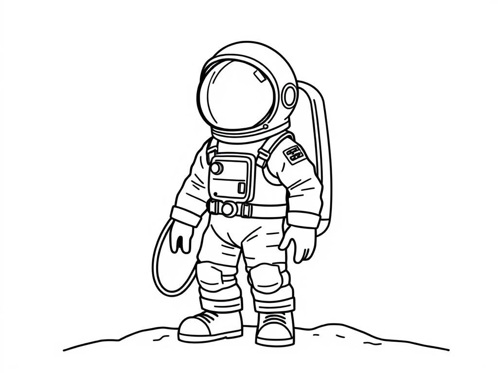 Preview of grown up tall astronaut