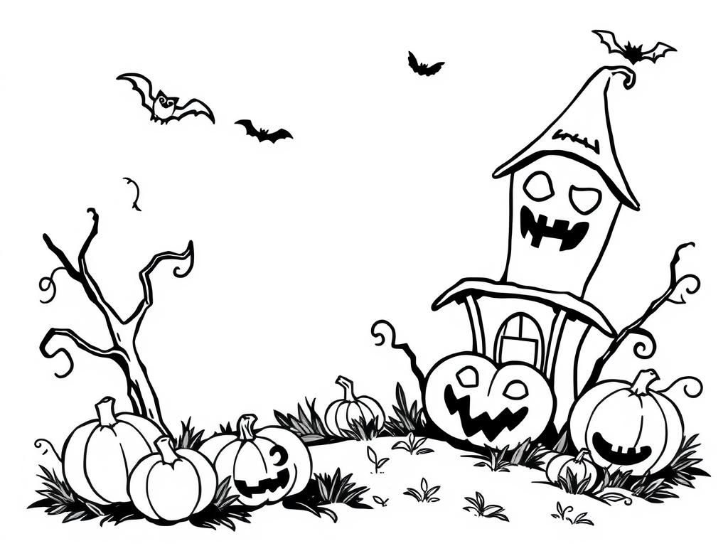 Halloween Coloring Page