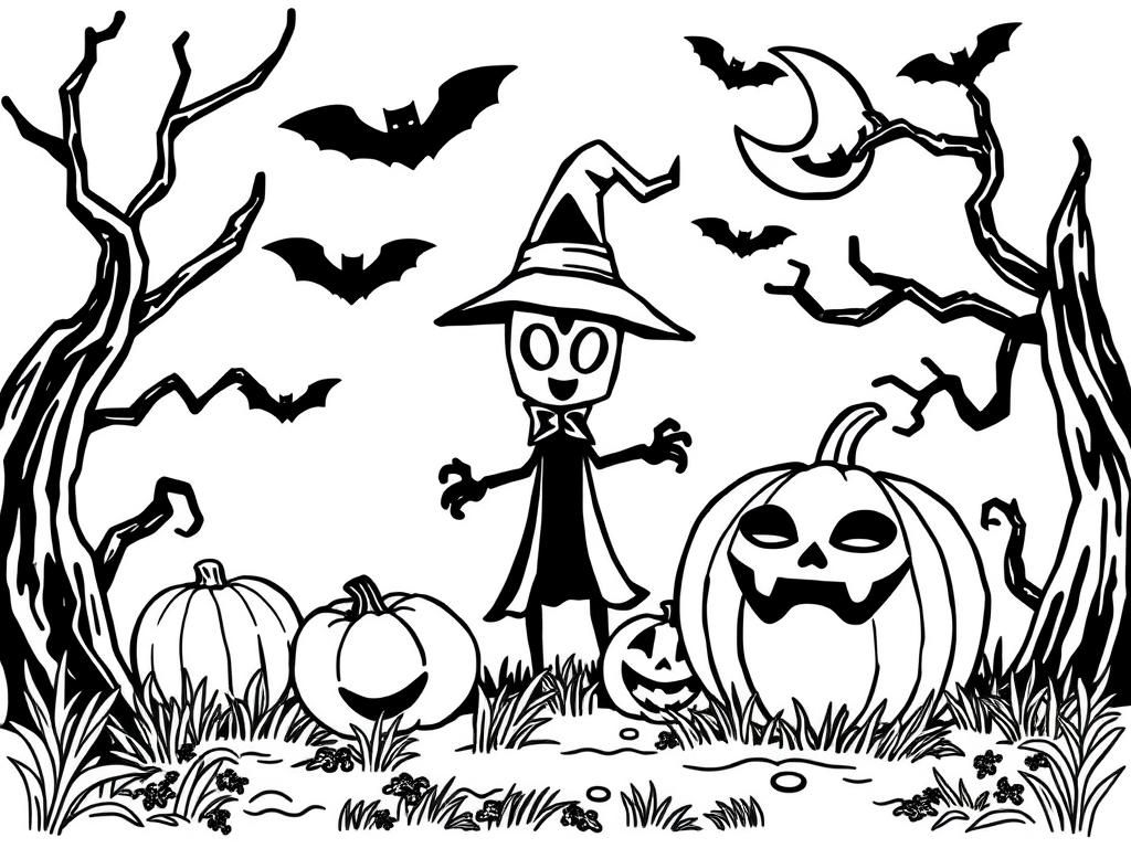 Halloween Coloring Page