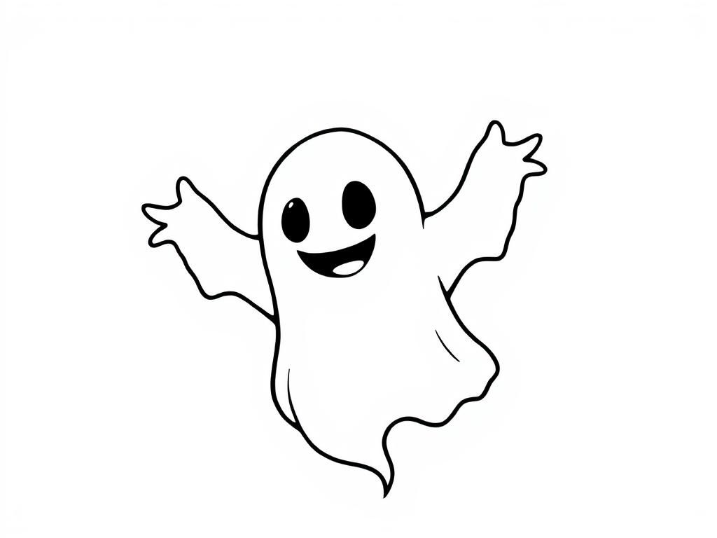 Preview of Halloween ghost