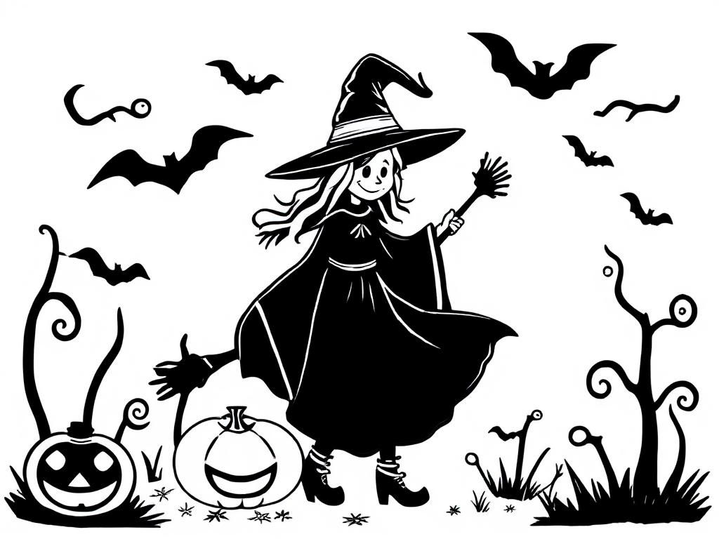 Preview of Halloween Witch