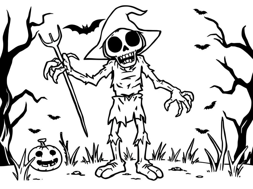 Halloween Coloring Page