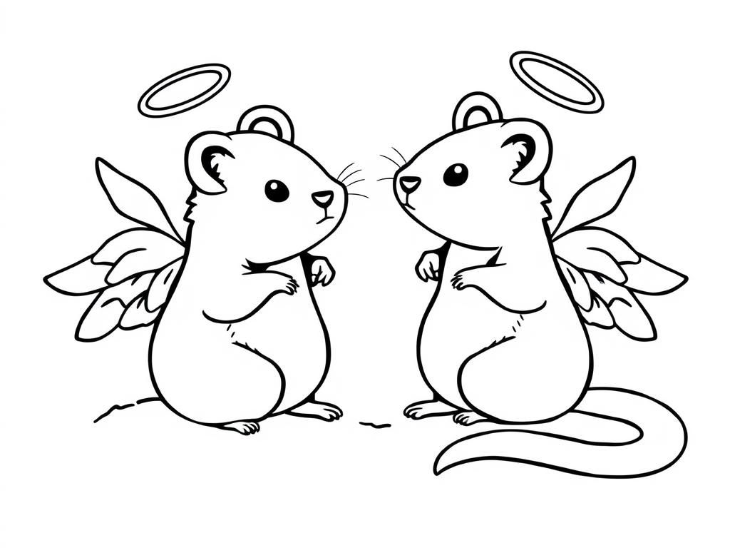 hamster and ferret angels