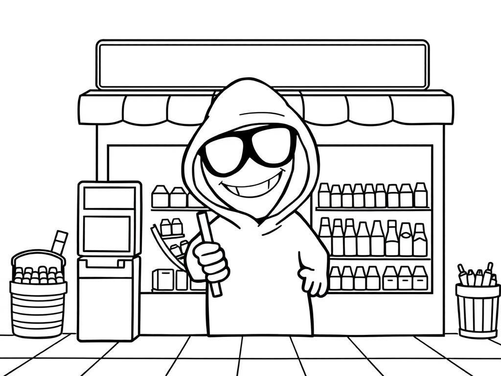 happy convenience store robbery