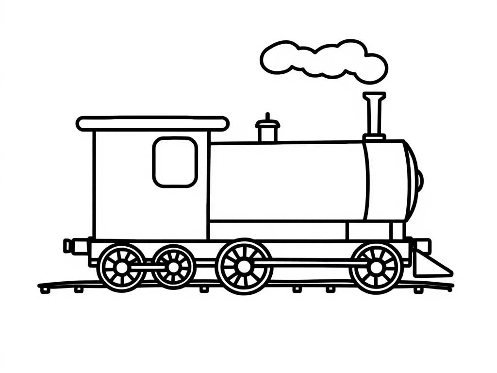 Train Coloring Page