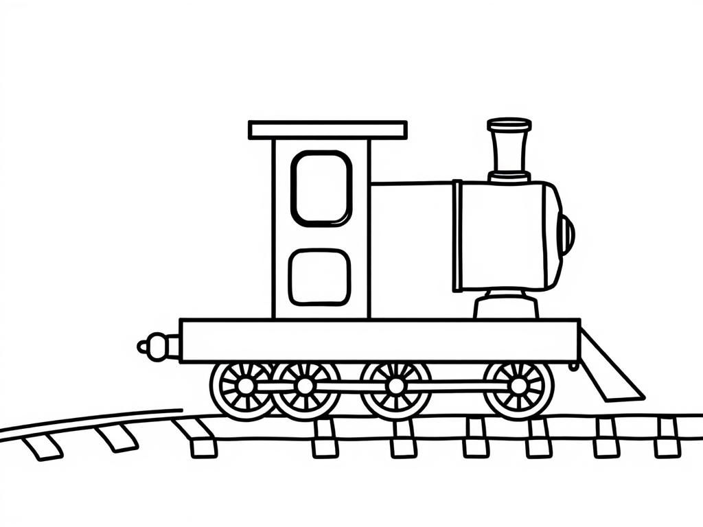 Train Coloring Page