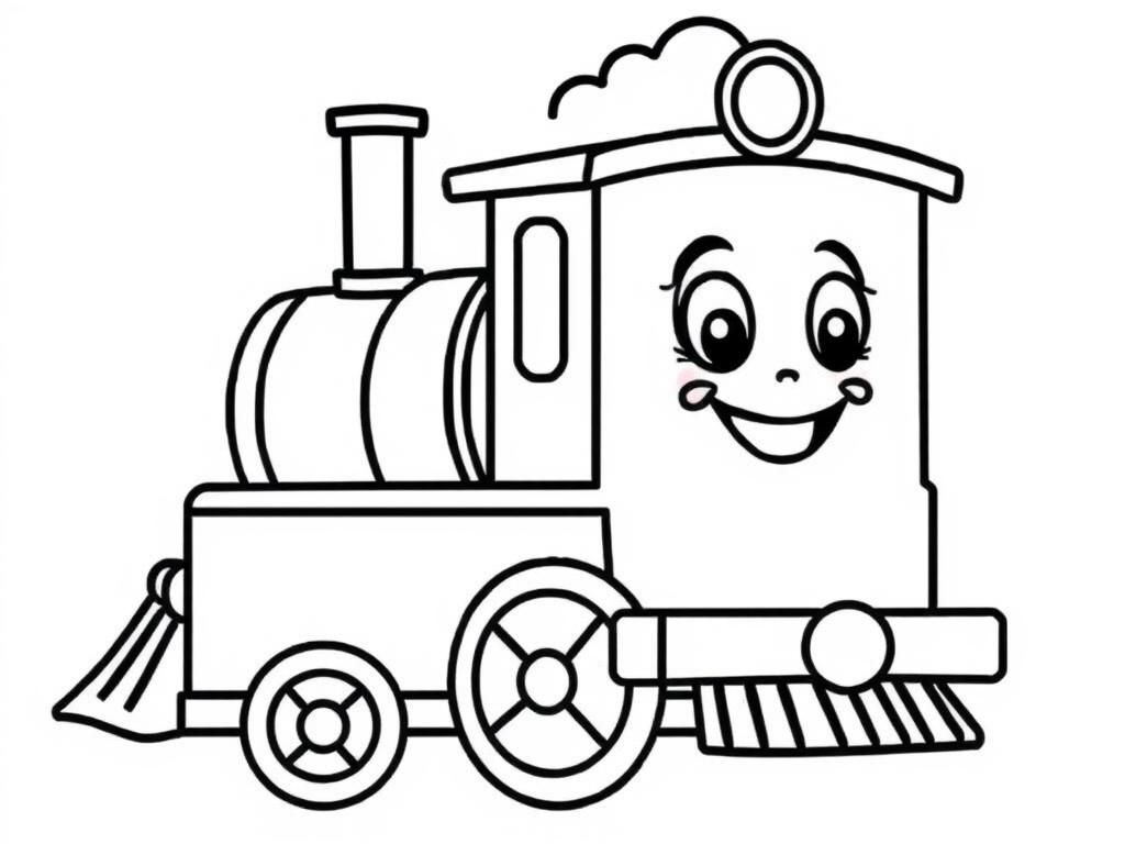 Train Coloring Page