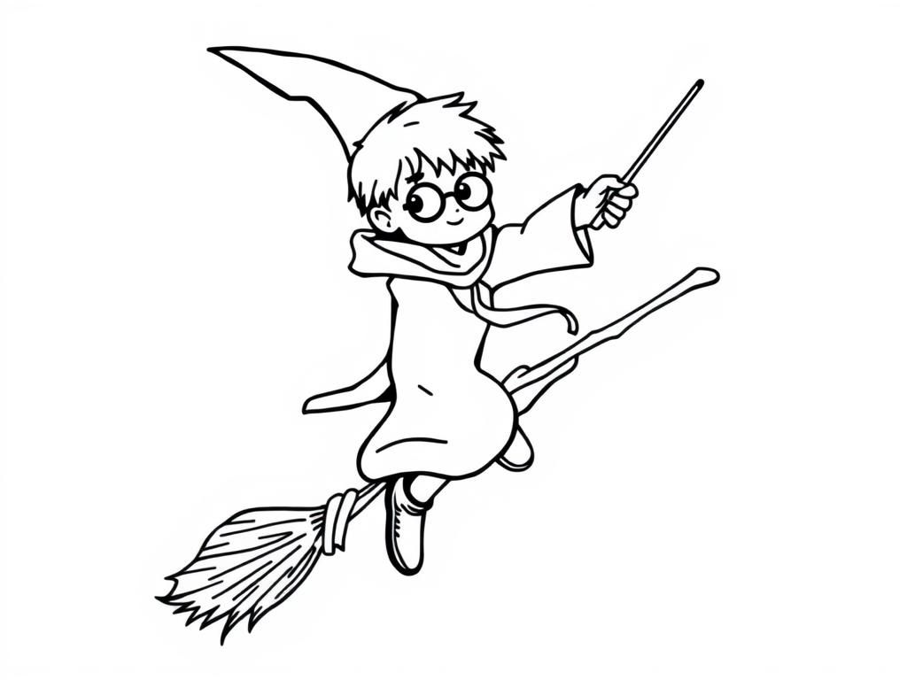 Wizard Coloring Page