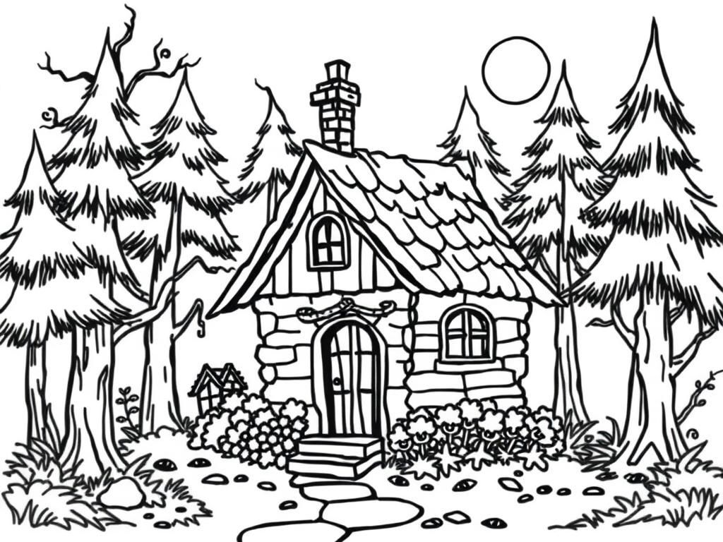 Preview of Haunted forest cottage