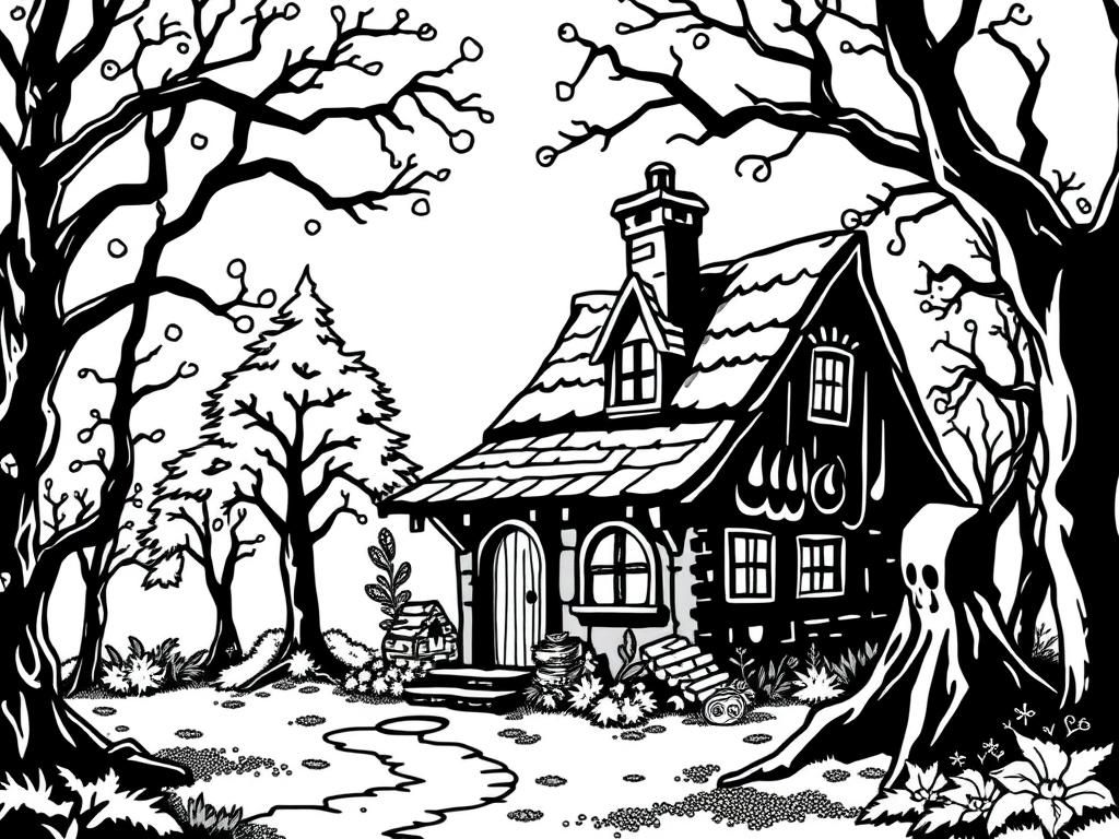 Preview of Haunted forest cottage