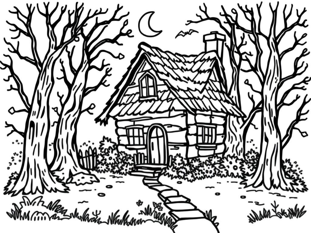 Preview of Haunted forest cottage