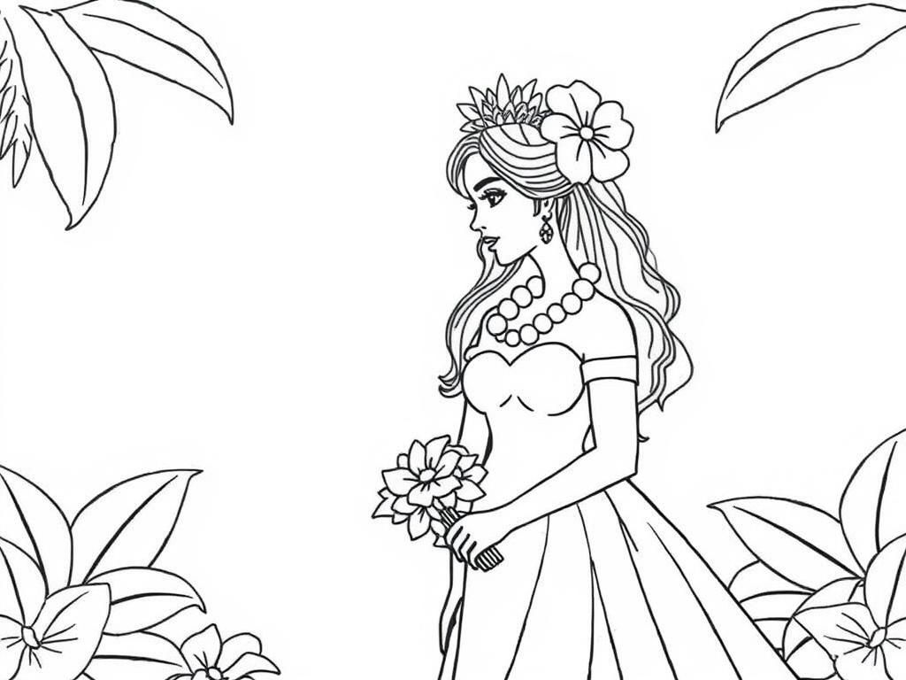 Princess Coloring Page