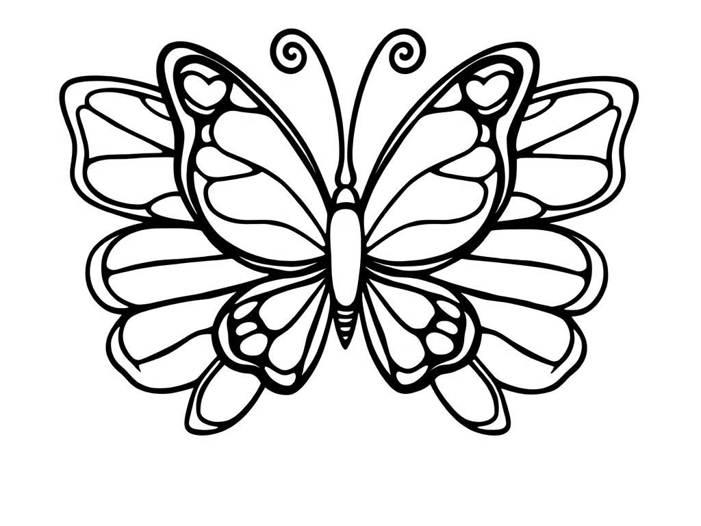 Butterfly Coloring Page