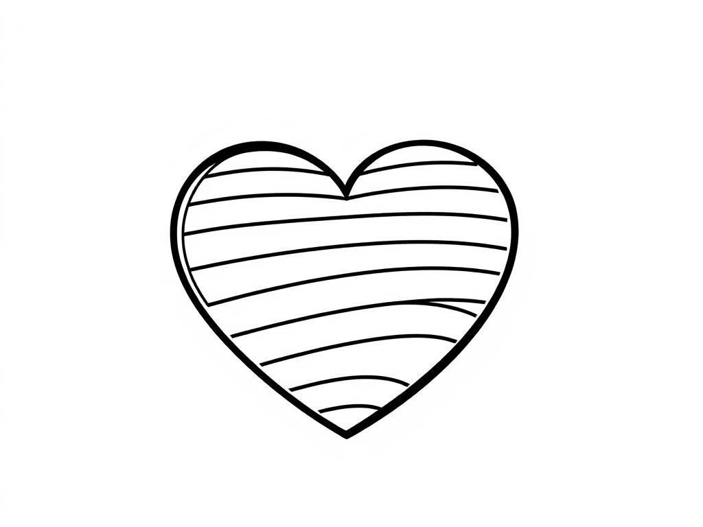 Hearts Coloring Page