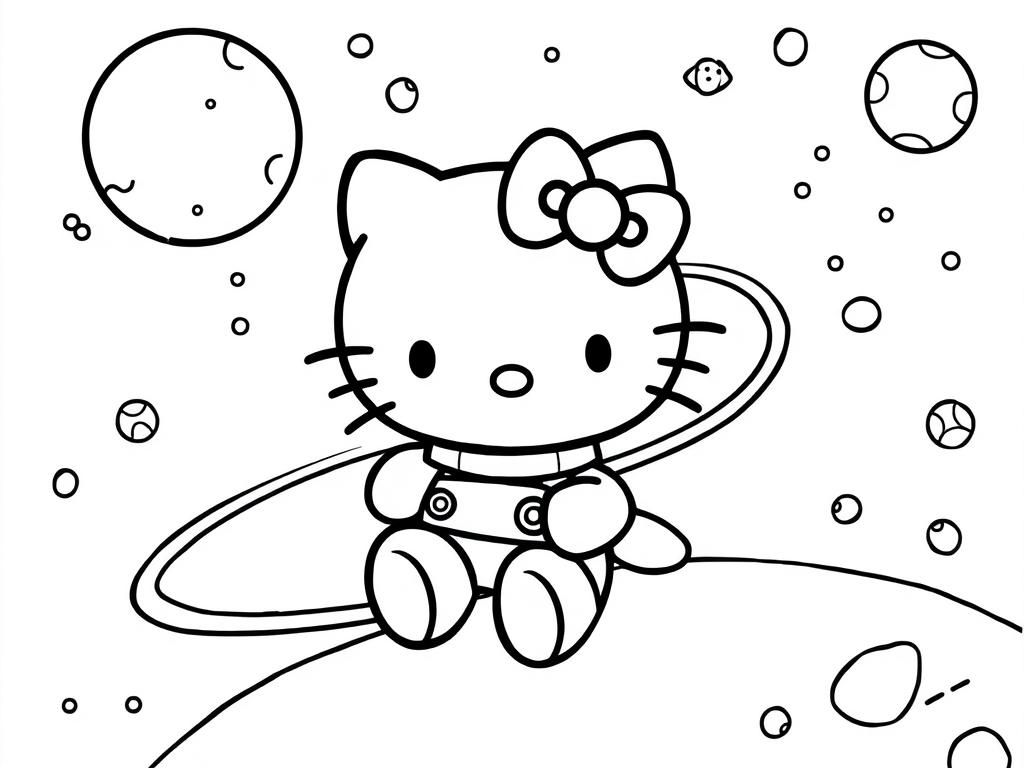 hello kitty in space