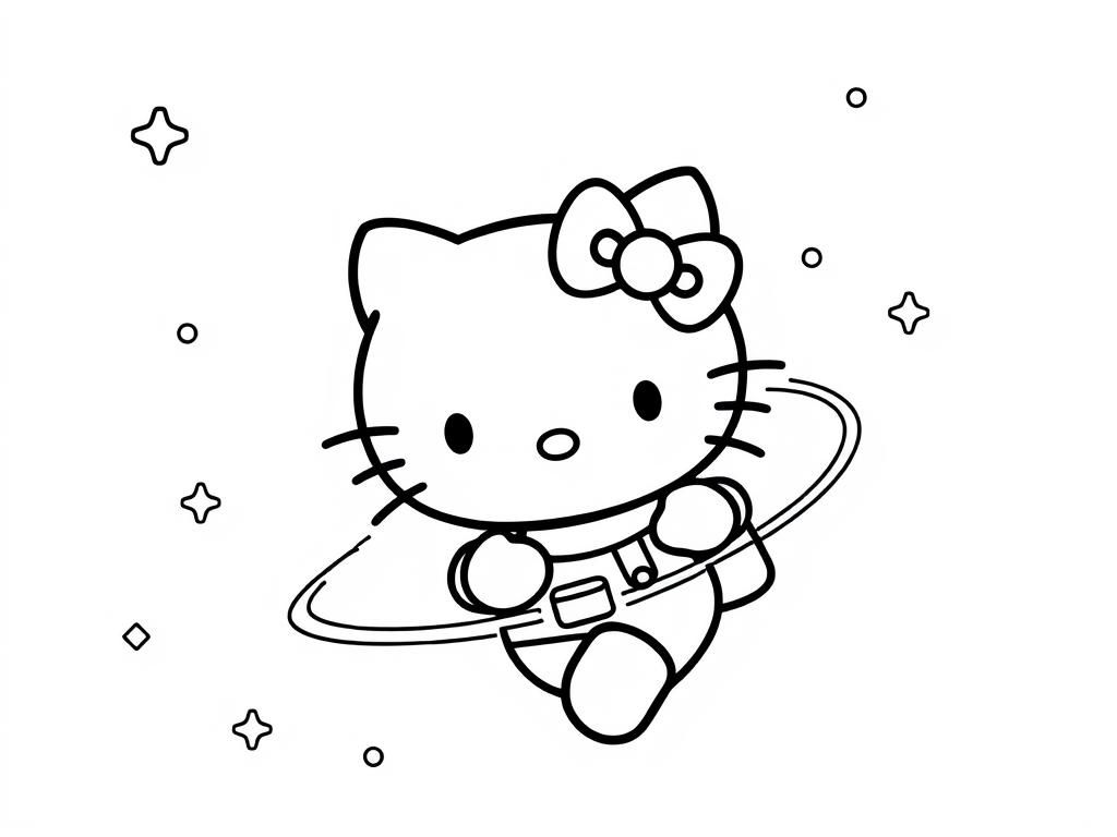hello kitty in space