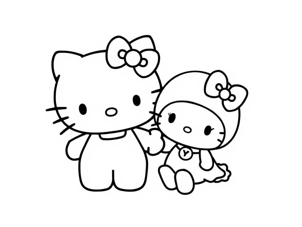 Preview of Hello Kitty with My Melody
