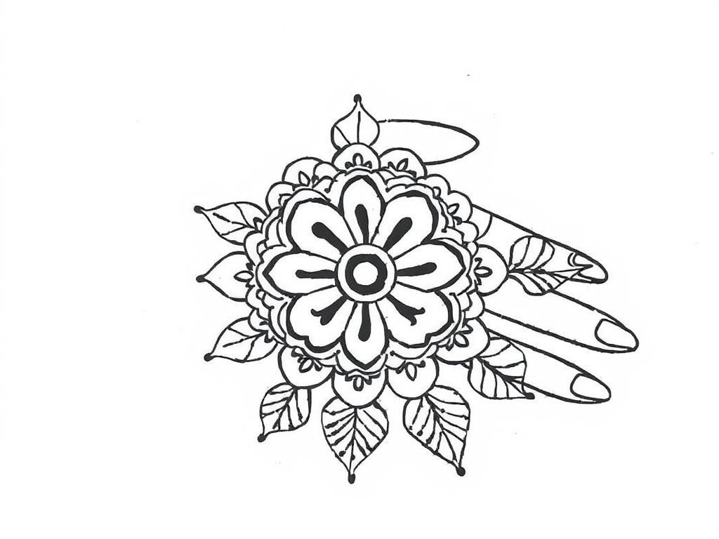 Flowers Coloring Page