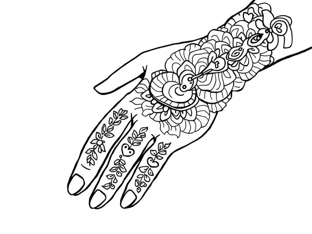 henna full page no hands