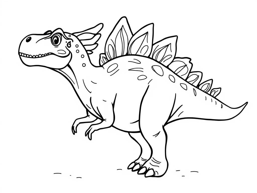 Stegosaurus Coloring Page