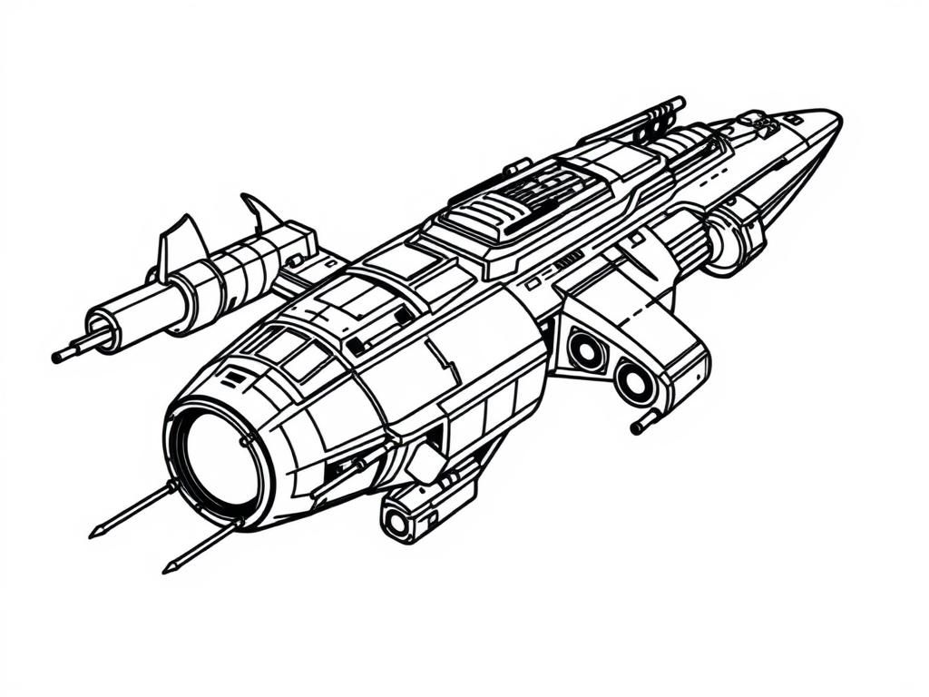 Preview of high detail epic science fiction spaceship