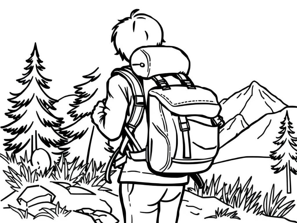 Preview of hiking with a backpack