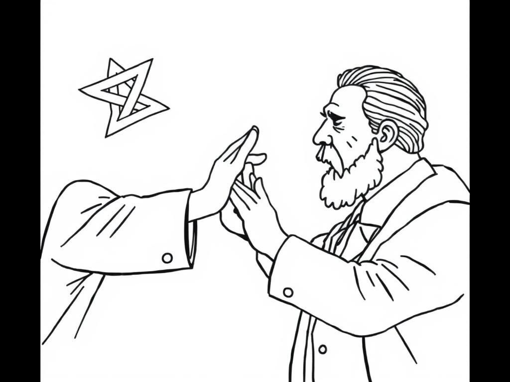 hitler getting slapped by jewish god