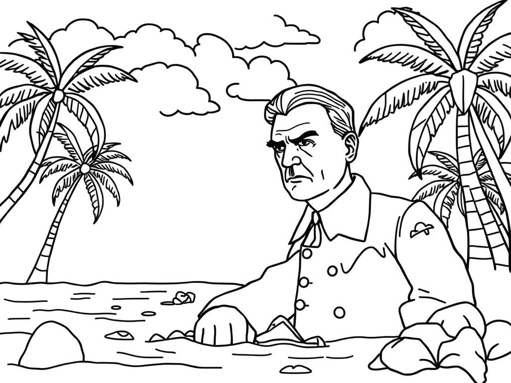 Hitler on a tropical island