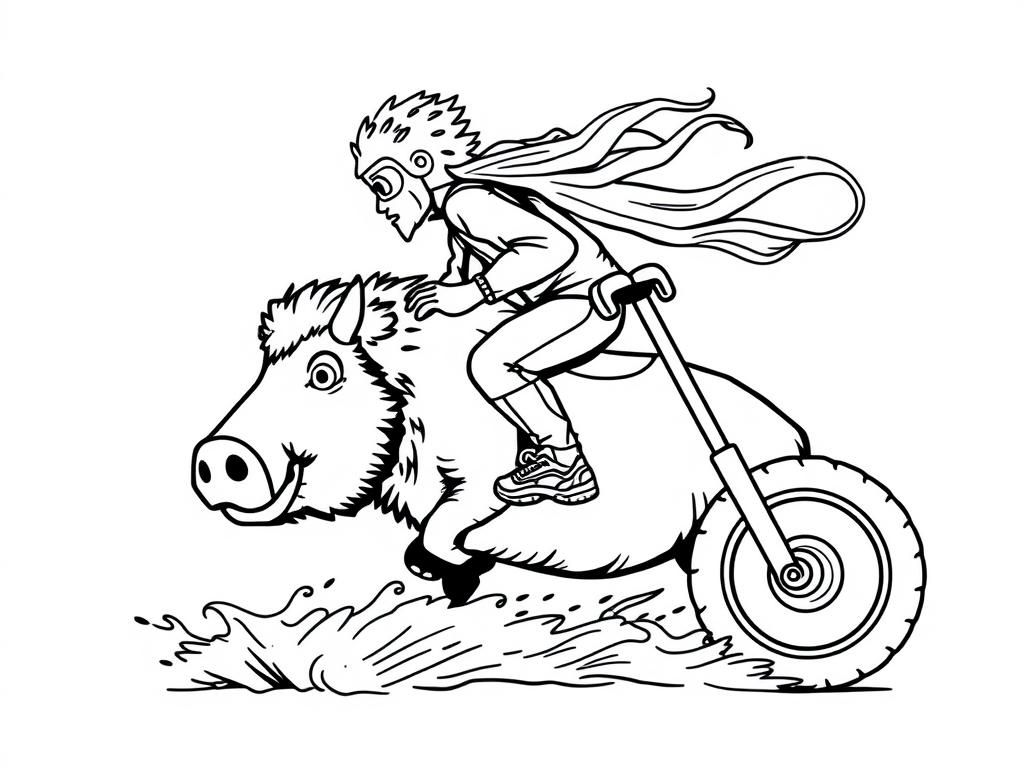 Superhero Coloring Page
