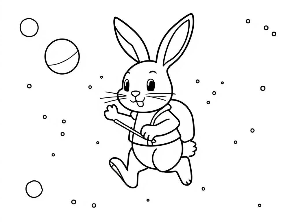 Preview of hop bunny in space