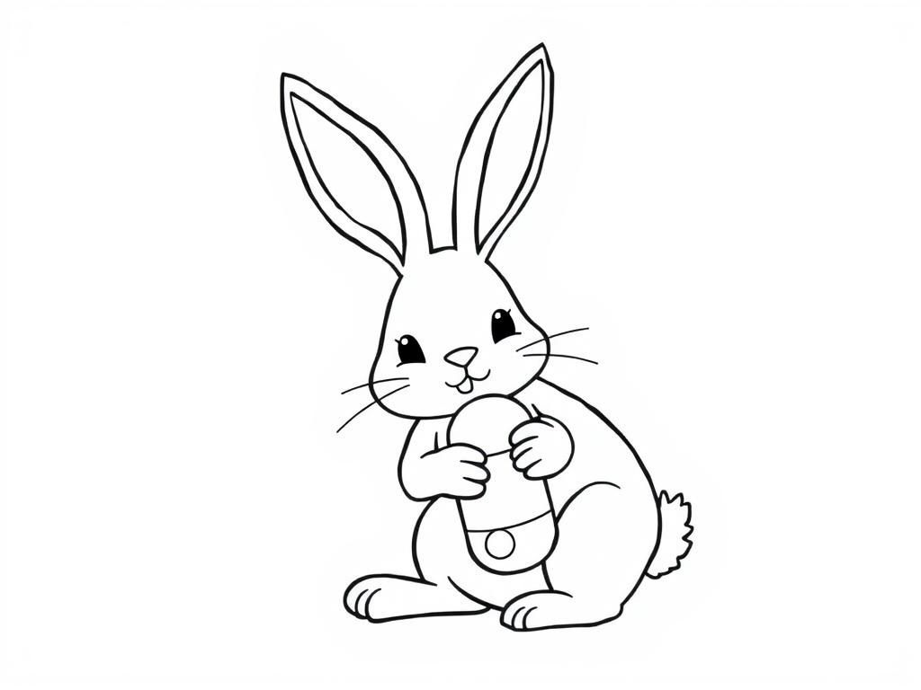 hop bunny with a vitamin