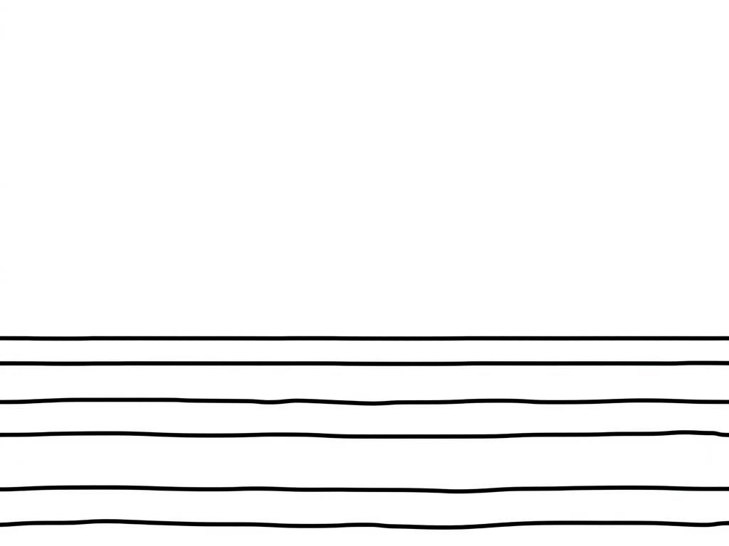 Lines Coloring Page for Kids