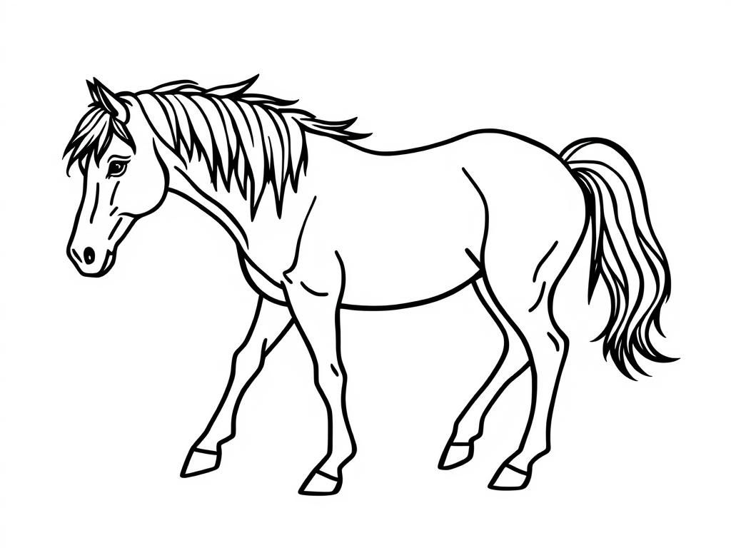 Horse Coloring Page