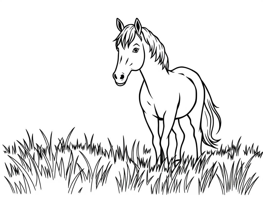 Preview of horse in field