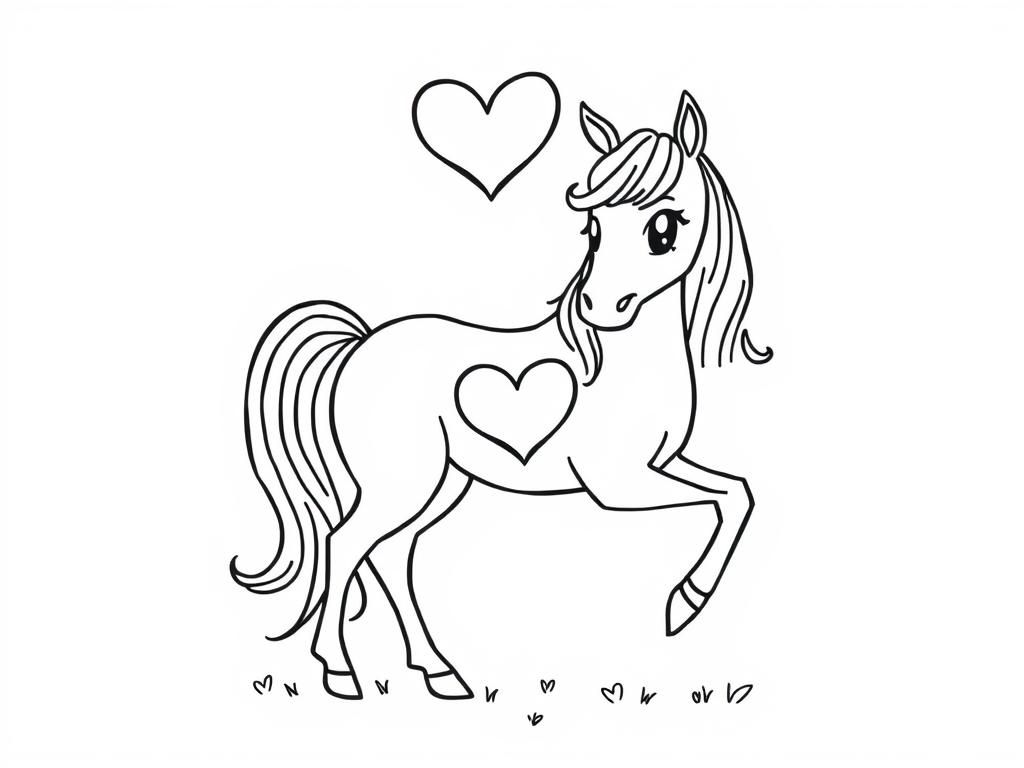 Horse Coloring Page