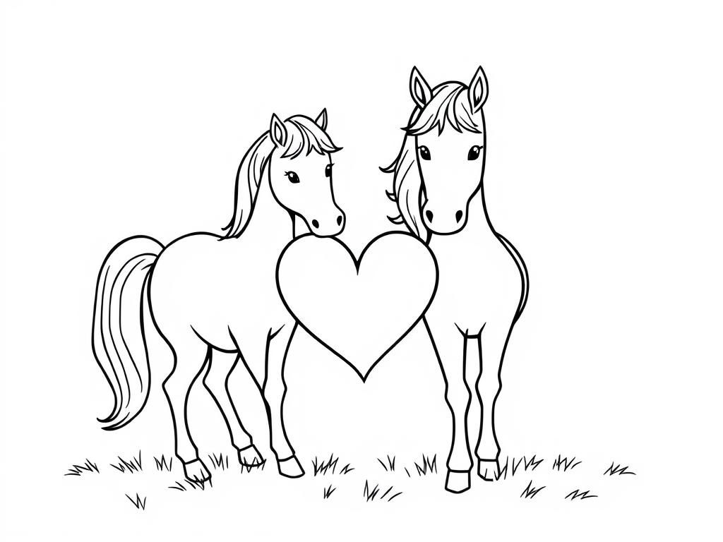 Horse Coloring Page