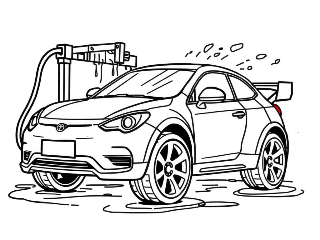 Preview of Hot wheels washing at car wash construction