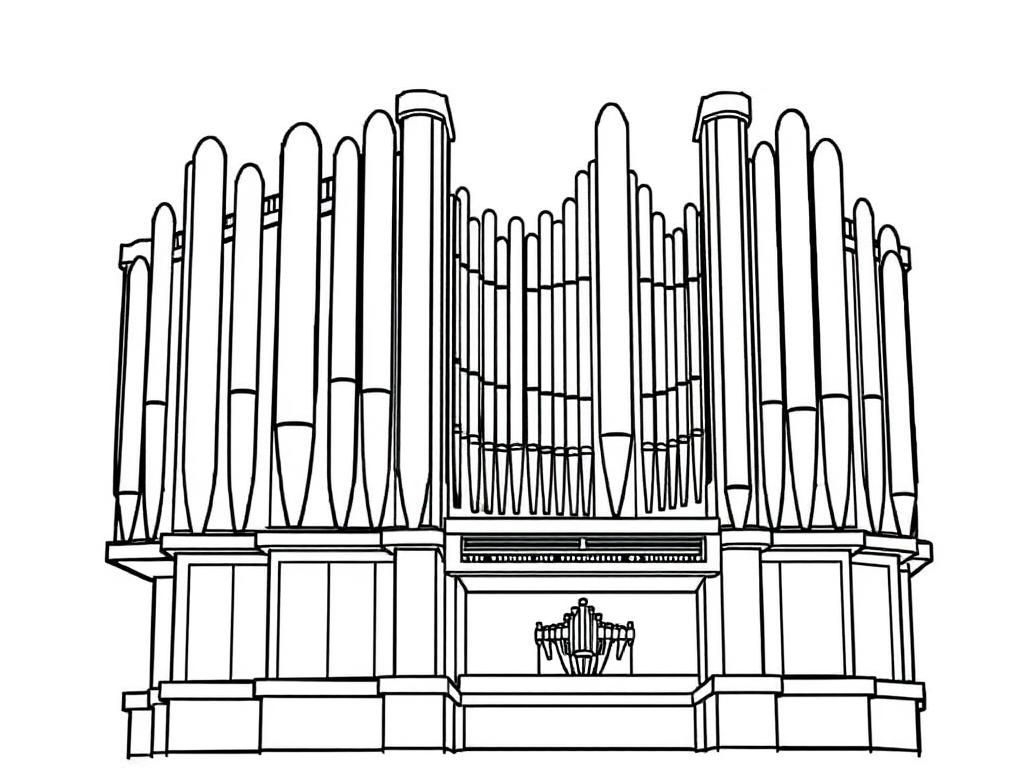 huge church organ