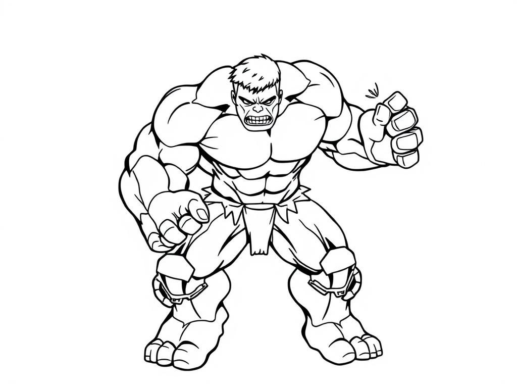 Hulk Coloring Page