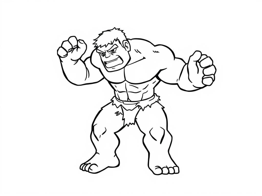 Hulk Coloring Page