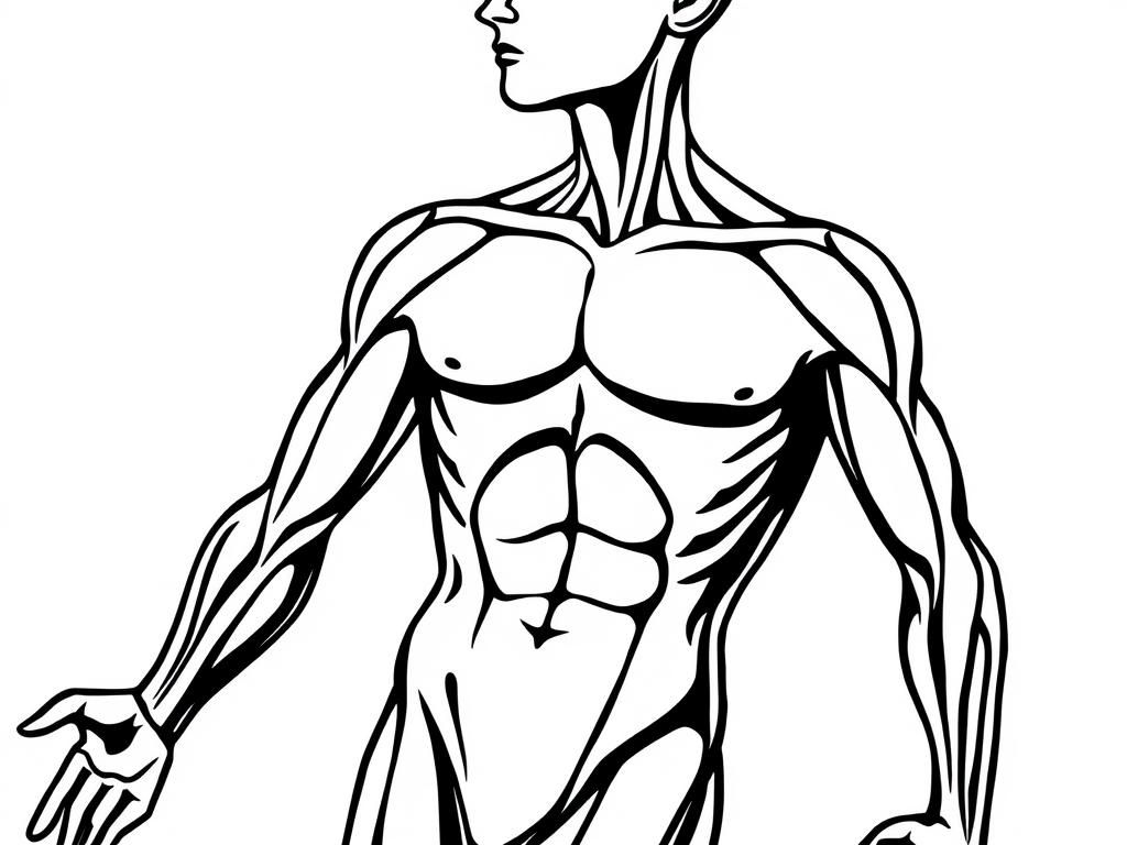 Anatomy Coloring Page