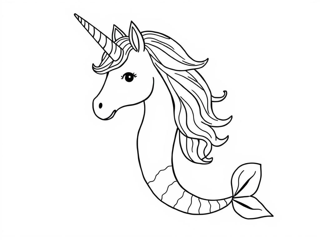 Mermaids Coloring Page