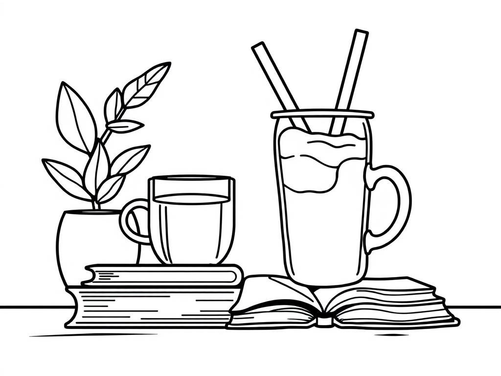 Calm Coloring Page