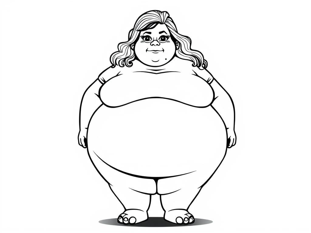 Preview of insanely fat woman