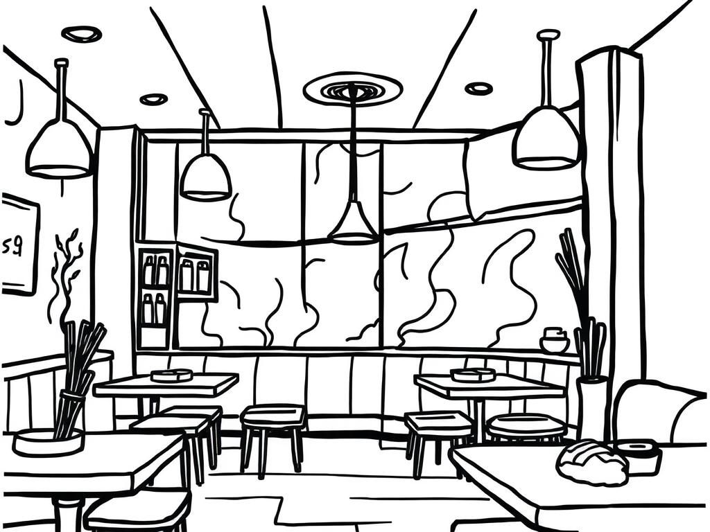 Preview of Inside a sushi restaurant