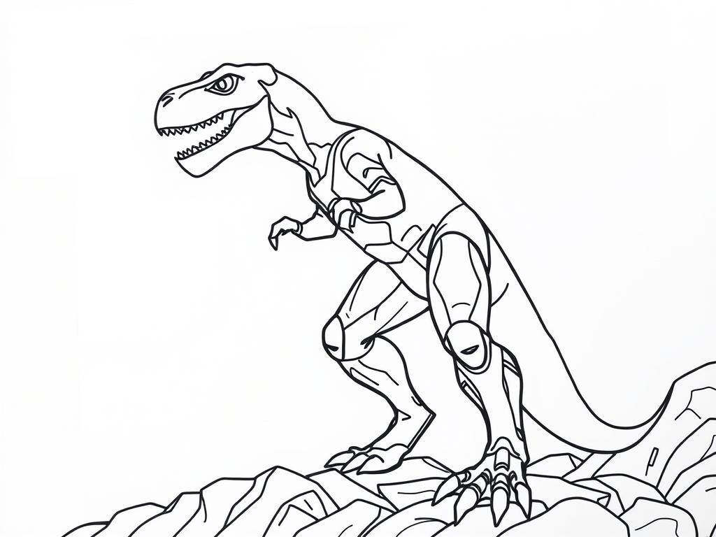 Dinosaur Coloring Page