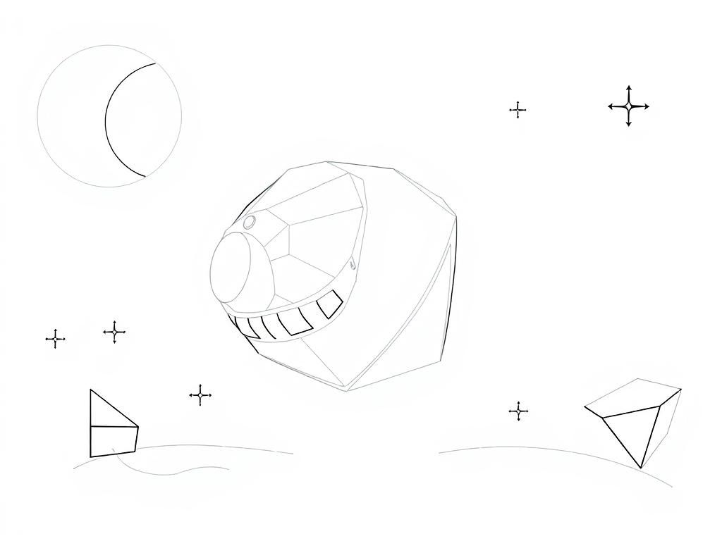 is geometry dash - Free Printable Coloring Page